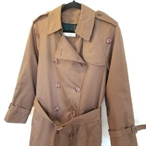 London Fog Brown Trench Coat